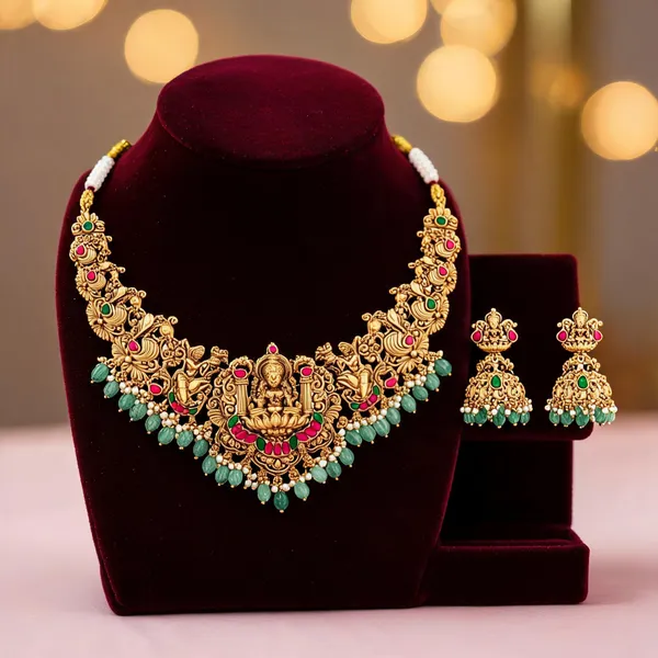 Royal_Roots_Necklace_Set_Red