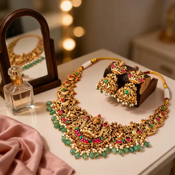 Royal_Roots_Necklace_Set_Green