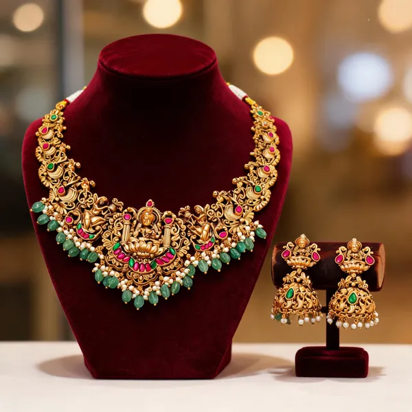 Royal_Roots_Necklace_Set_Green