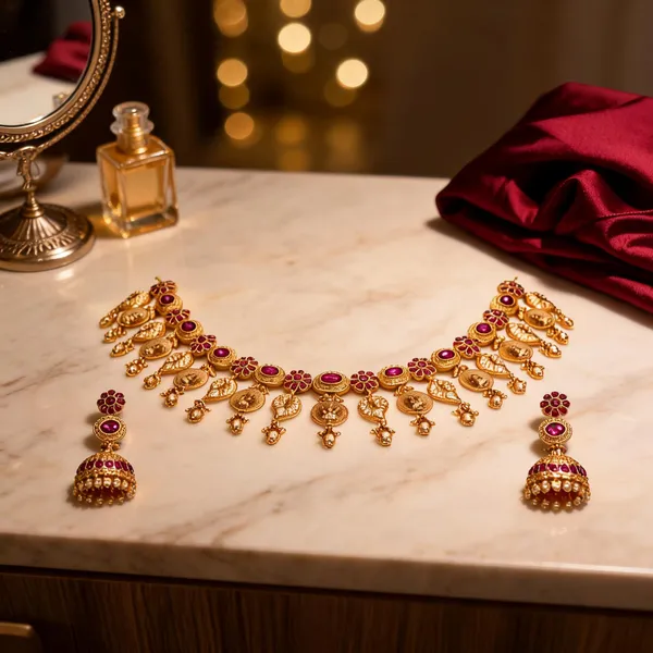 Mystic_Temple_Necklace_Set_Red