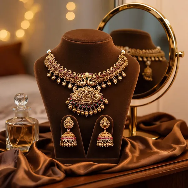 Throne_Shine_Necklace_Set_Green