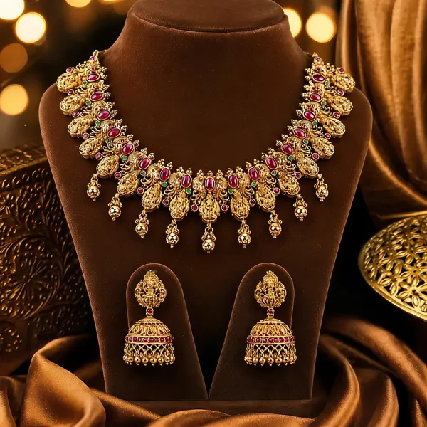 Saanvika_Grace_Necklace_Set_Green