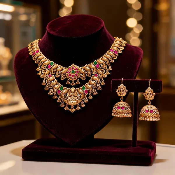 Nayana_Aura_Necklace_Set_Green