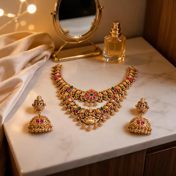 Nayana_Aura_Necklace_Set_Green