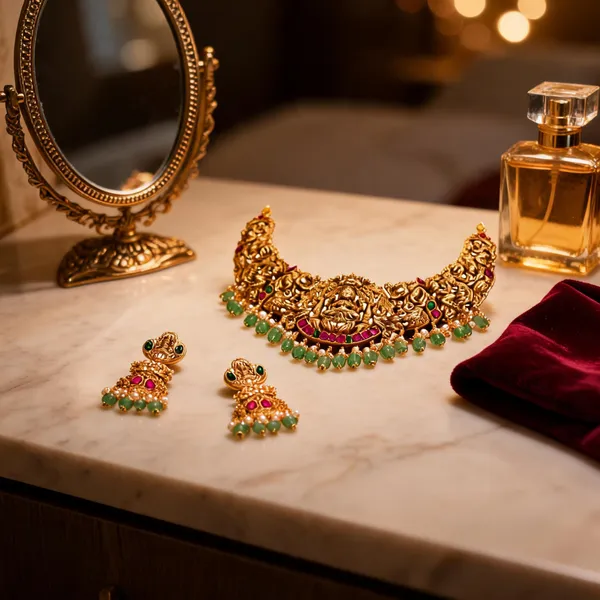 Luxe_Heritage_Necklace_Set_Green