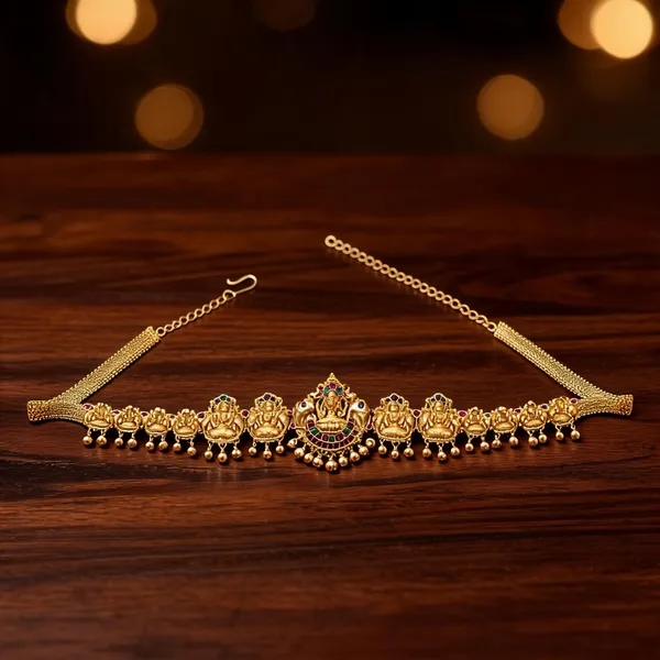 Lakshmi_Inspired_Bridal_Waist_Belt_For_Special_Occasion_Red