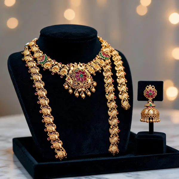 Swarna_Sri_Necklace_Set_Green