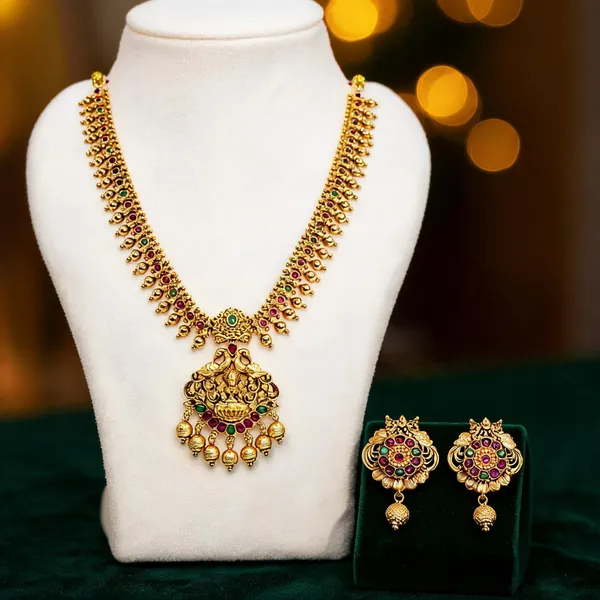 Lakshmi_Temple_Haaram_Design_Red