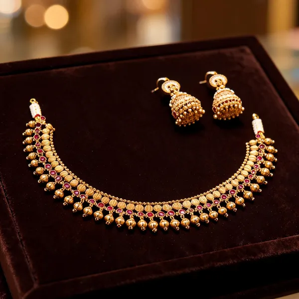 Exquisite_Temple_Necklace_Set_Red