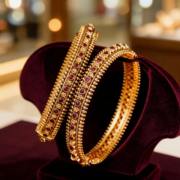 Handcrafted_Antique_Paired_Bangle_Red_Pack_Of_2