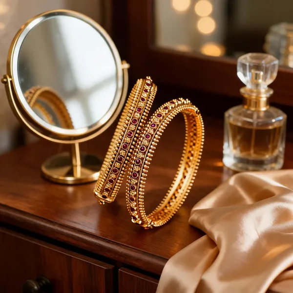 Handcrafted_Antique_Paired_Bangle_Red_Pack_Of_2