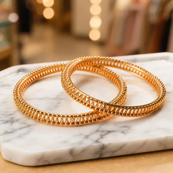 Antique_Gold_Plated_Classic_Textured_Bangle_Gold_Pack_Of_2