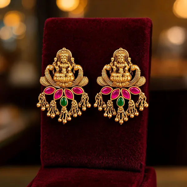 Temple_Inspired_Antique_Gold_Plated_Bali_Green