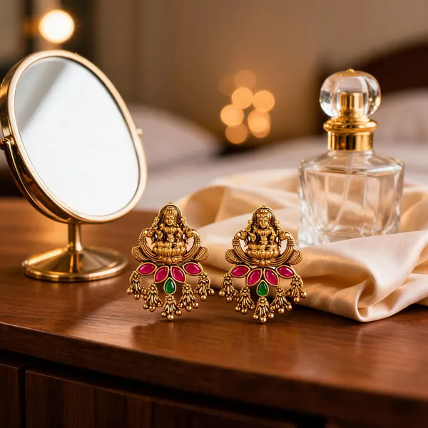 Temple_Inspired_Antique_Gold_Plated_Bali_Green