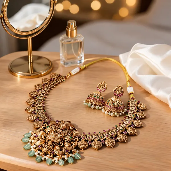 Antique_Necklace_Set_Green