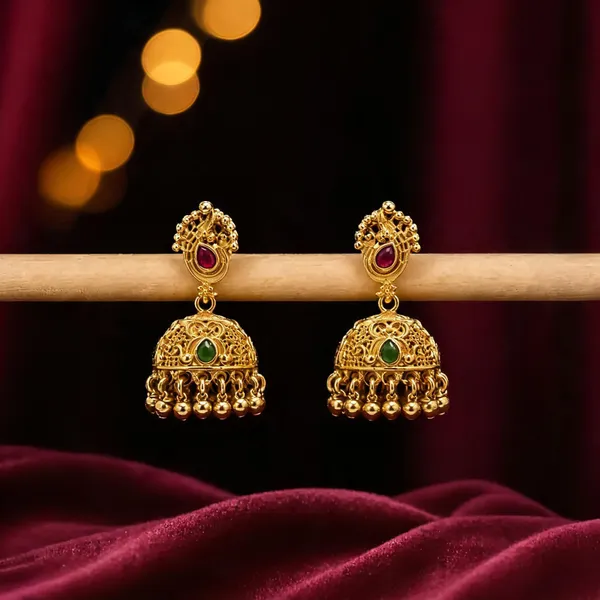 Divine_Heritage_Jhumka_Green