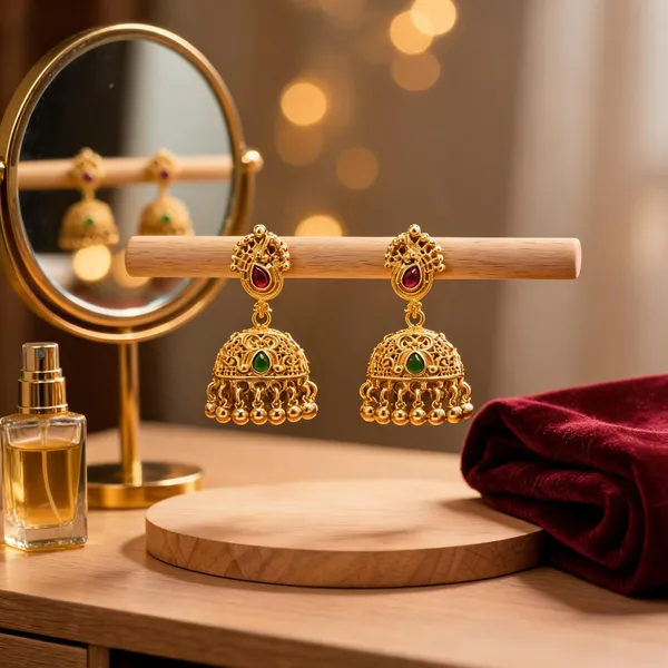 Divine_Heritage_Jhumka_Green