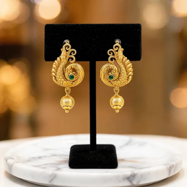 Antique_Peacock_Grace_Drop_Bali_Green