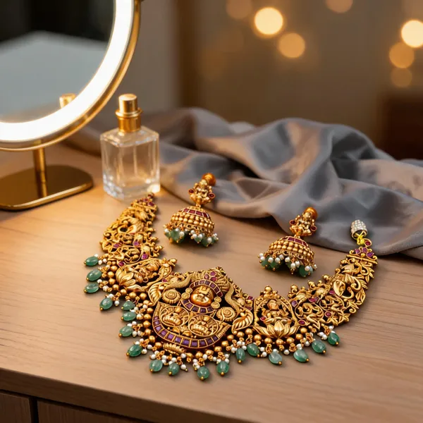 Srihari_Sovereign_Necklace_Set_Red