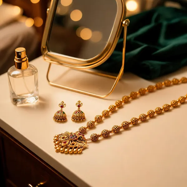 Antique_Gandaberunda_Necklace_Set_Green