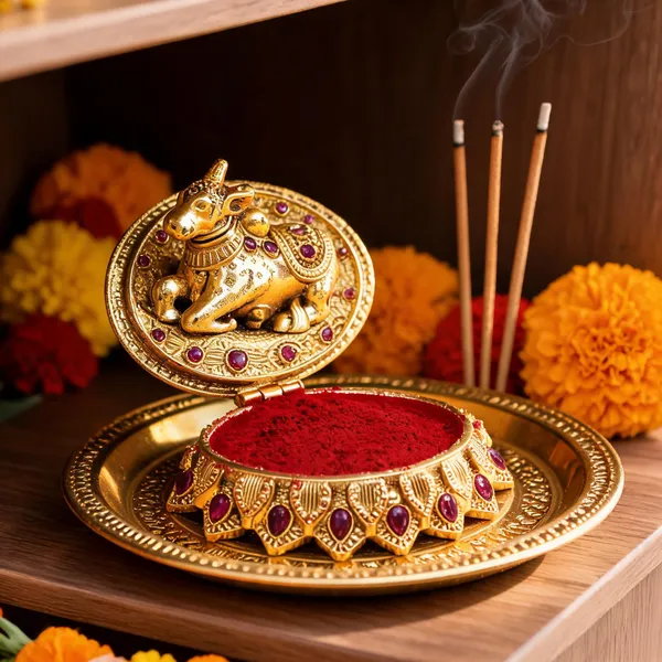 Gold_Plated_Nandi_Handcrafted_Sindoor_Box_Red