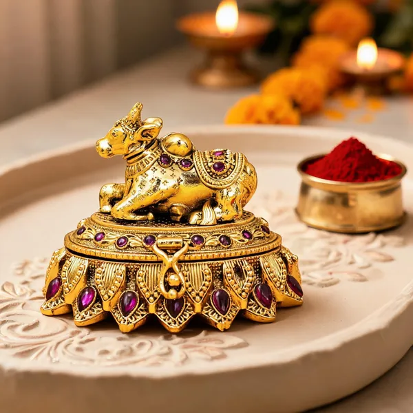 Gold_Plated_Nandi_Handcrafted_Sindoor_Box_Red