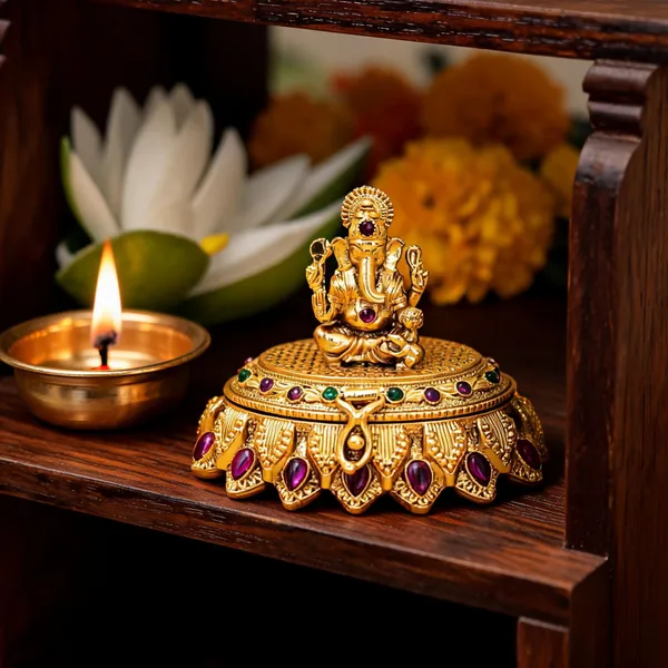 Elegant_Ganpati_Sindoor_Box_Green