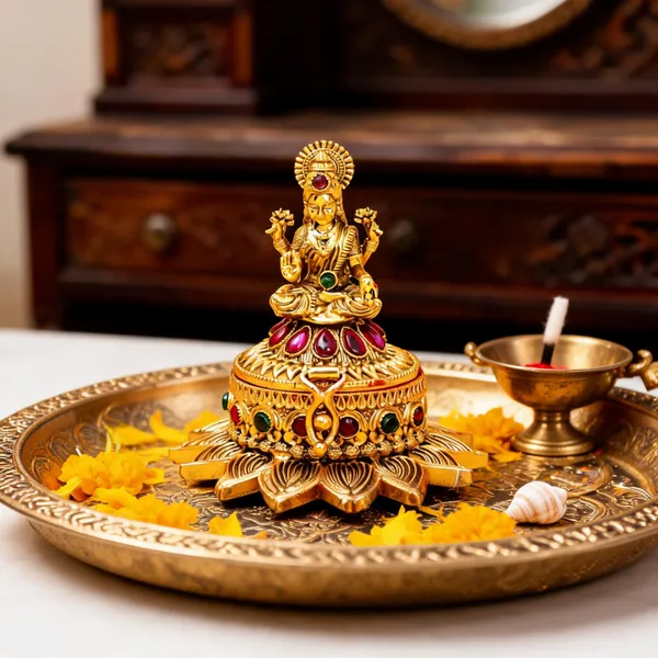 Antique_Lakshmi_Sindoor_Box_Green