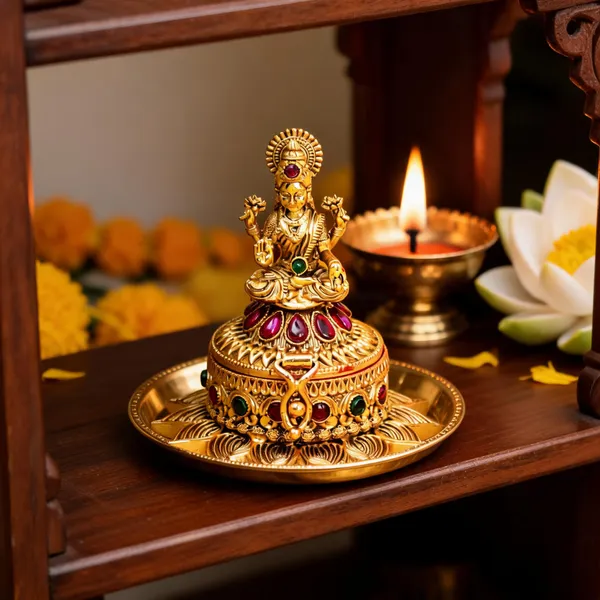 Antique_Lakshmi_Sindoor_Box_Green