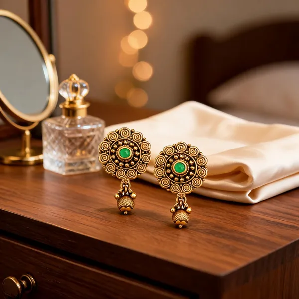Classy_Gold_Plated_Bali_Green