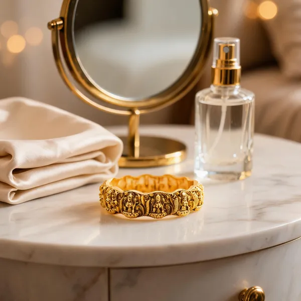 Antique_Gold_Plated_Lakshmi_Bangle_Gold