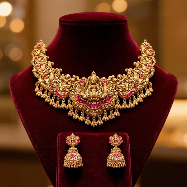 Royal_Roots_Necklace_Set_Gold_Red