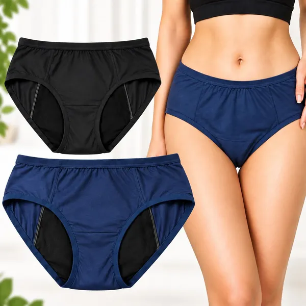 NYVIRA_Women_Periods_Black,_Blue_Panty_()