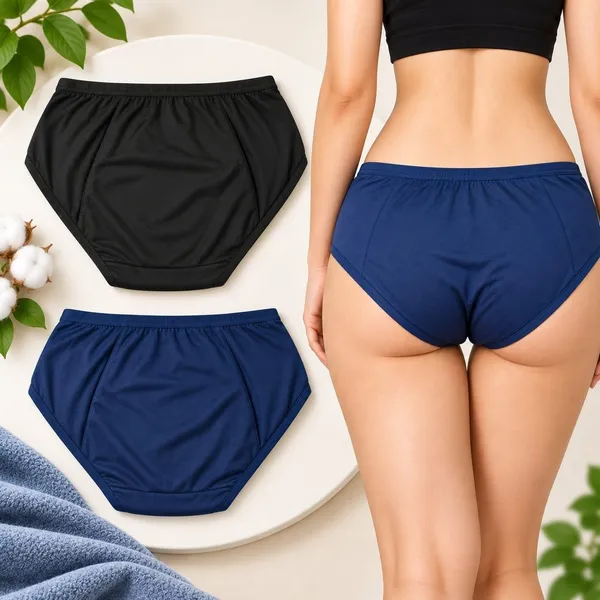 NYVIRA_Women_Periods_Black,_Blue_Panty_()