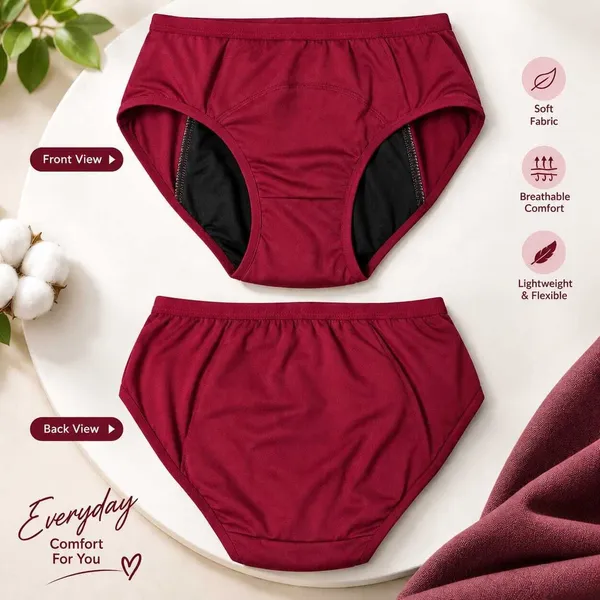 NYVIRA_Women_Periods_Black,_Maroon_Panty_()