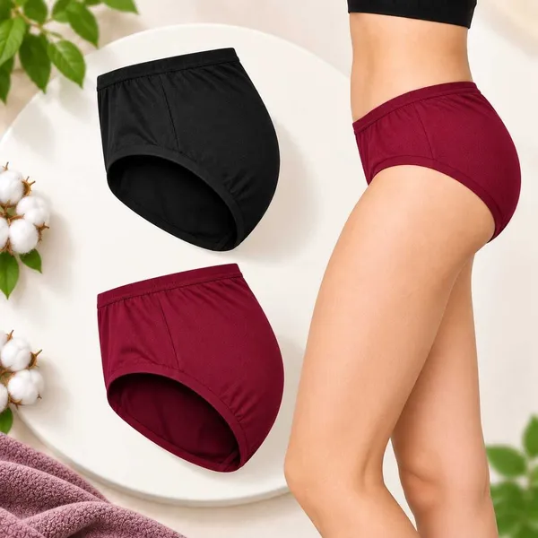 NYVIRA_Women_Periods_Black,_Maroon_Panty_()