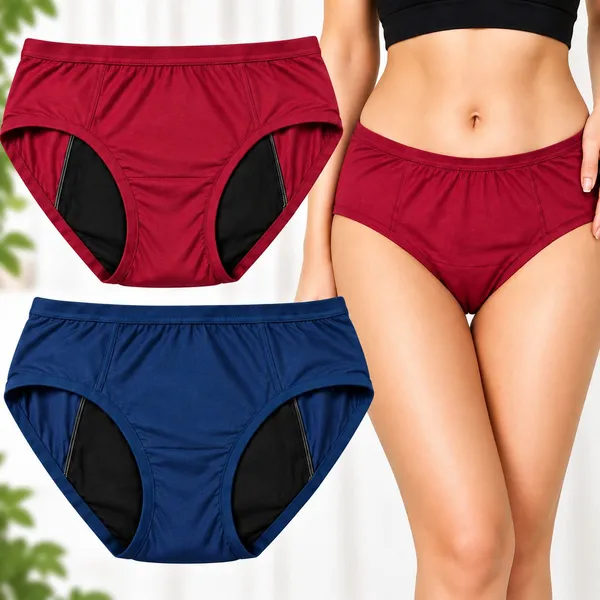 NYVIRA_Women_Periods_Maroon,_Blue_Panty_()