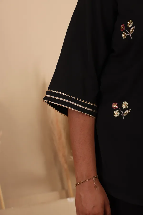 Brown_Floral_Embroidered_Co-ord_Set