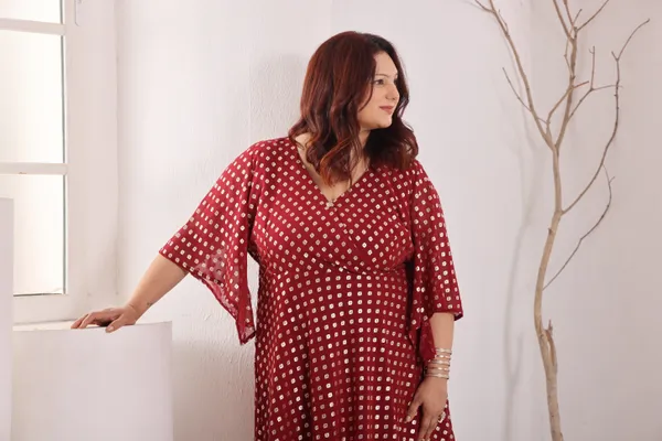Plus_Size_Georgette_Foil_Print_Midi_Dress