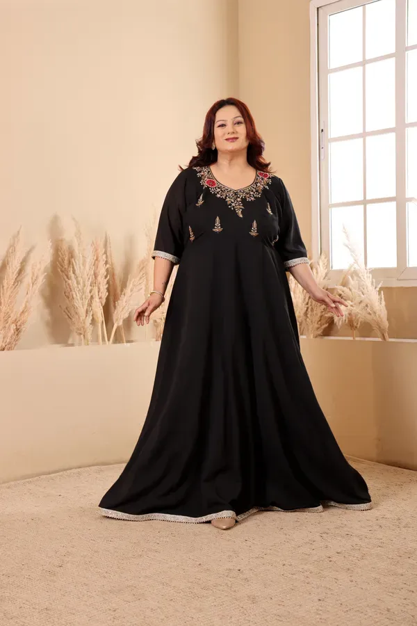 Georgette_Handwork_Embroidered_Gown