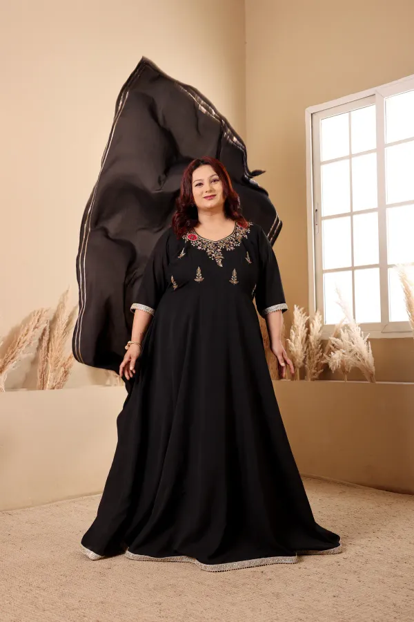 Georgette_Handwork_Embroidered_Gown