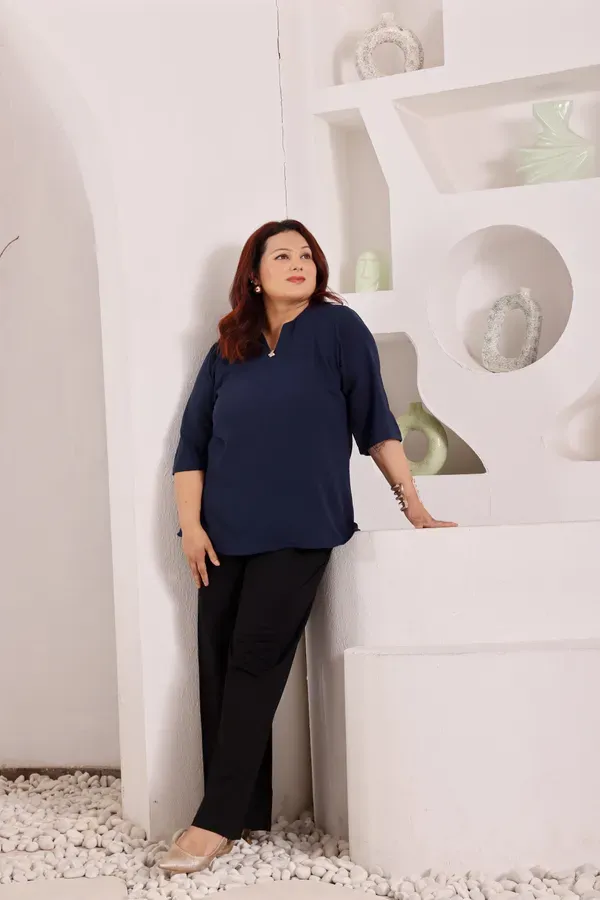 Navy_Blue_Notch_Neck_Top