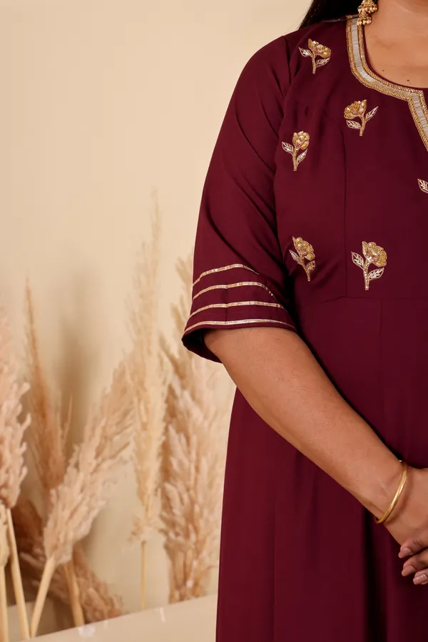 Georgette_Handwork_Embroidered_Gown