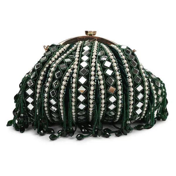 Green_Embellished_Potli_Handbag_For_Women