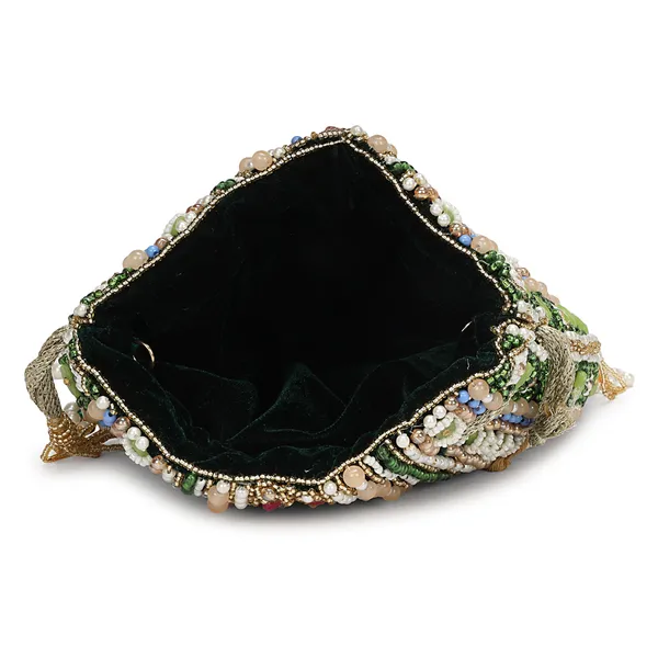 Green_Beaded_Potli_Handbag_For_Women
