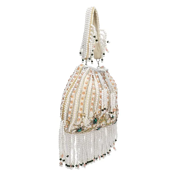White_Beaded_Potli_Bag_For_Women