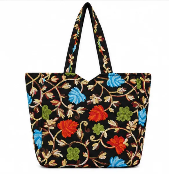 Black_Fabric_Floral_Embroidered_Tote_Bag_For_Women