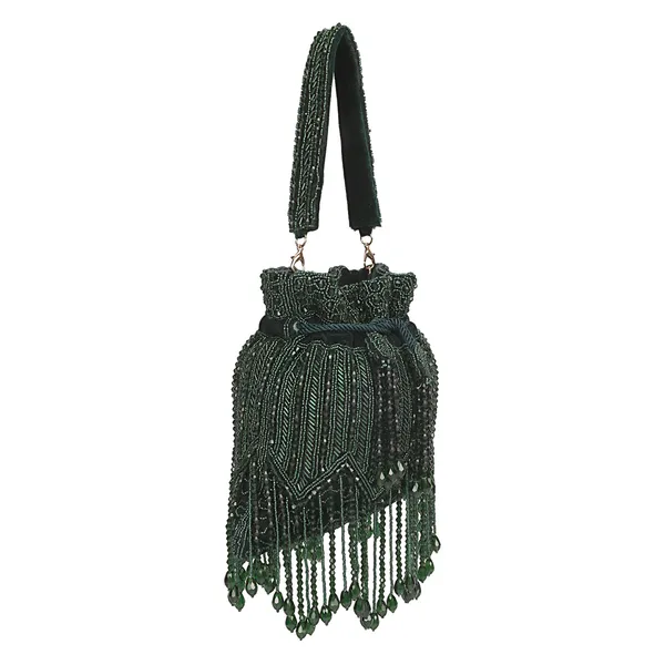 Green_Beaded_Embellished_Potli_Bag_For_Women