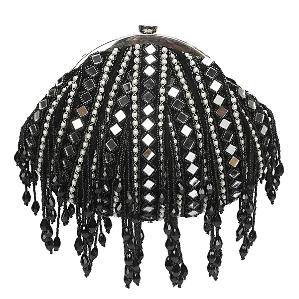 Black_Beaded_Embellished_Handbag_For_Women