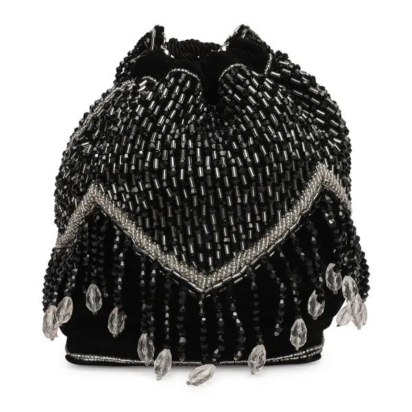 Black_Beaded_Embellished_Potli_Bag_For_Women